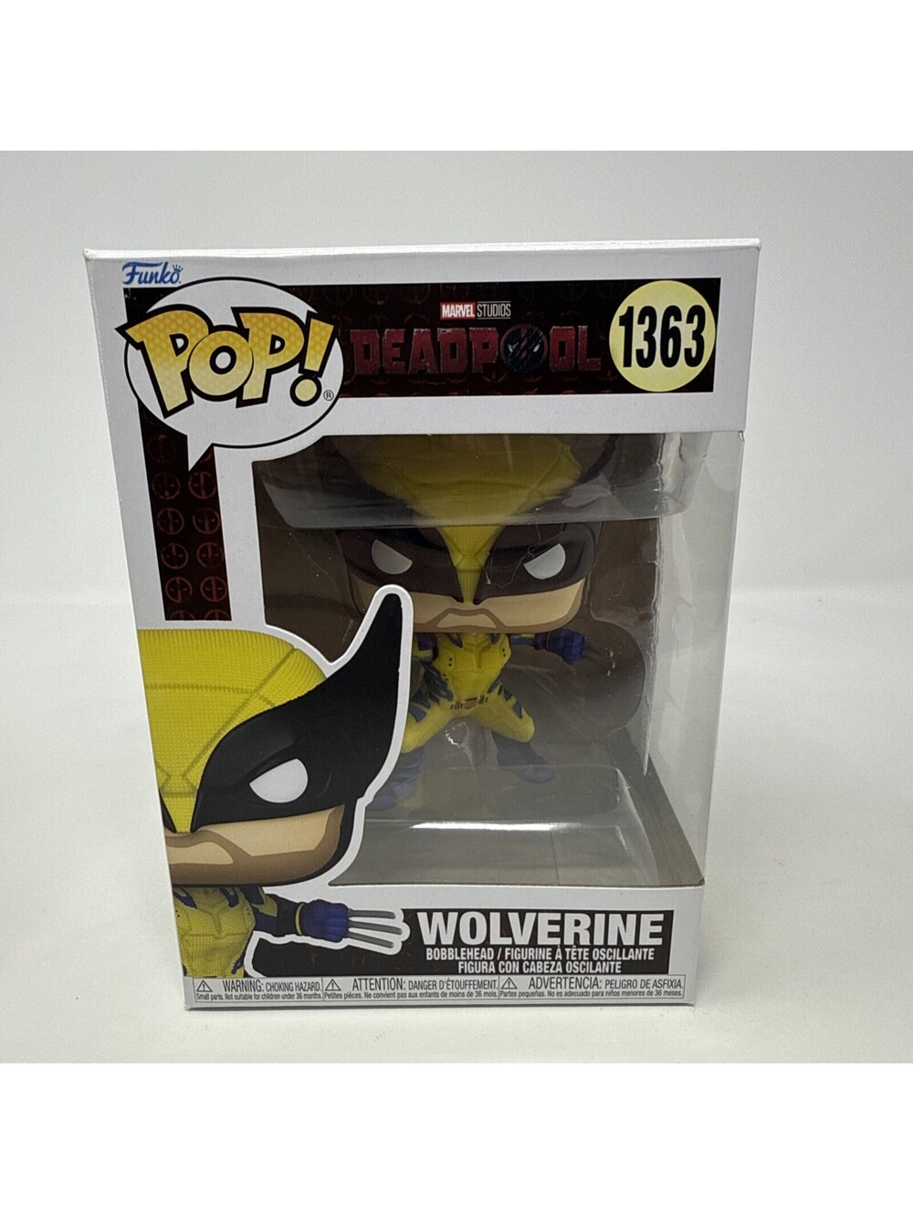 Funko Pop! Marvel Deadpool Wolverine #1363 Bobblehead Vinyl Figure